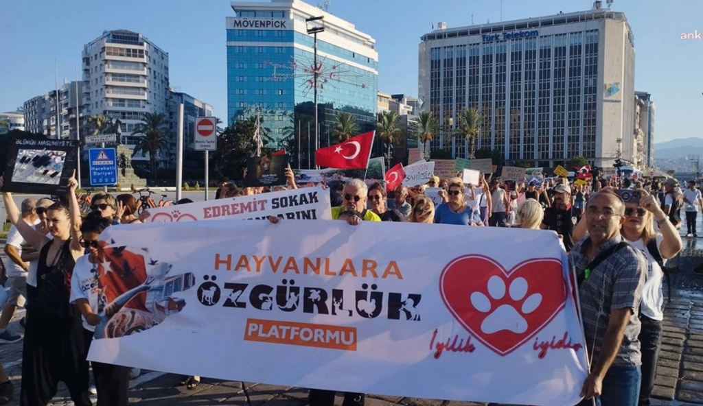 İzmir'de Hayvanseverlerden Tepki Yasayı Geri Çekin!