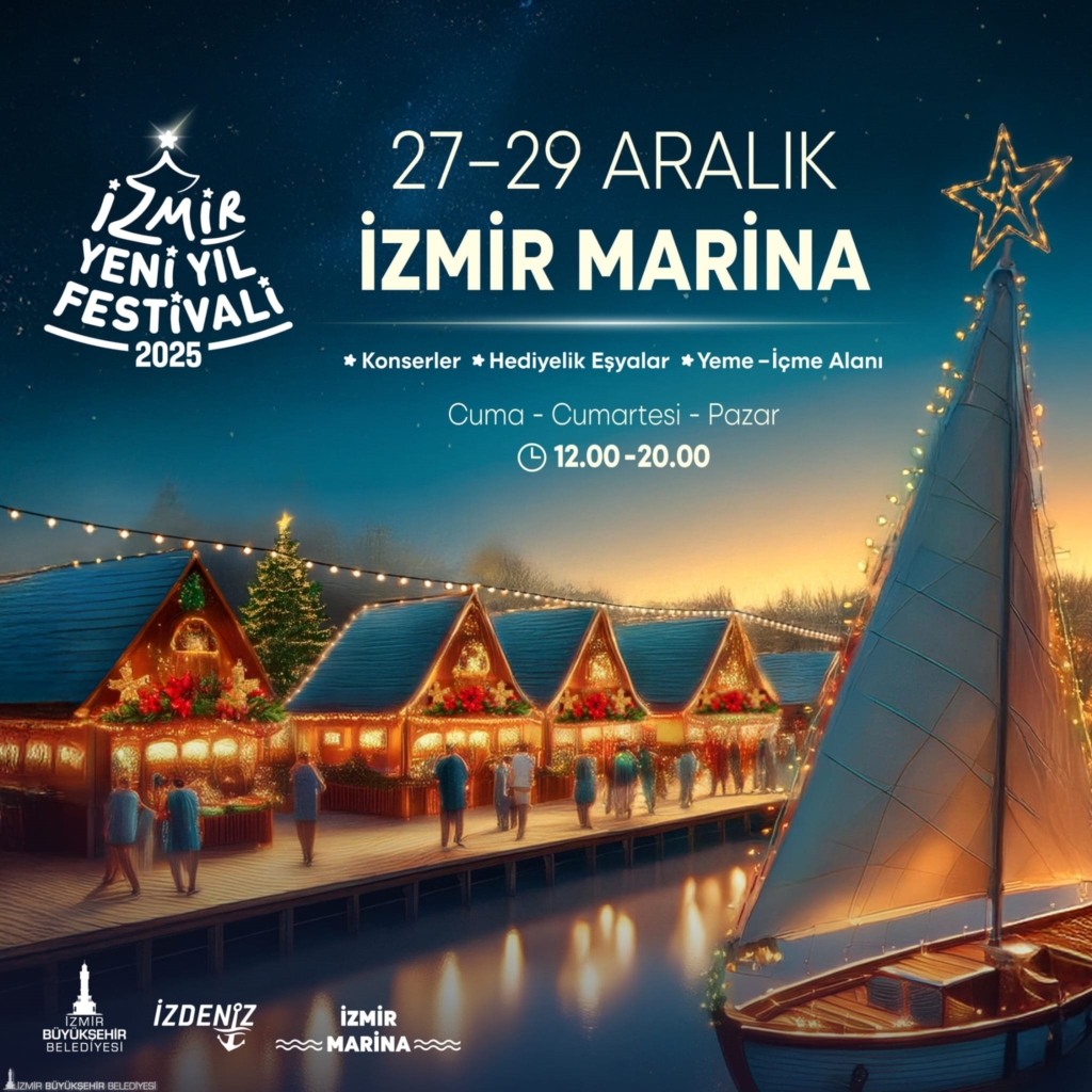 İzmir Marina’da Yeni Yıl Festivali Coşkusu Başlıyor