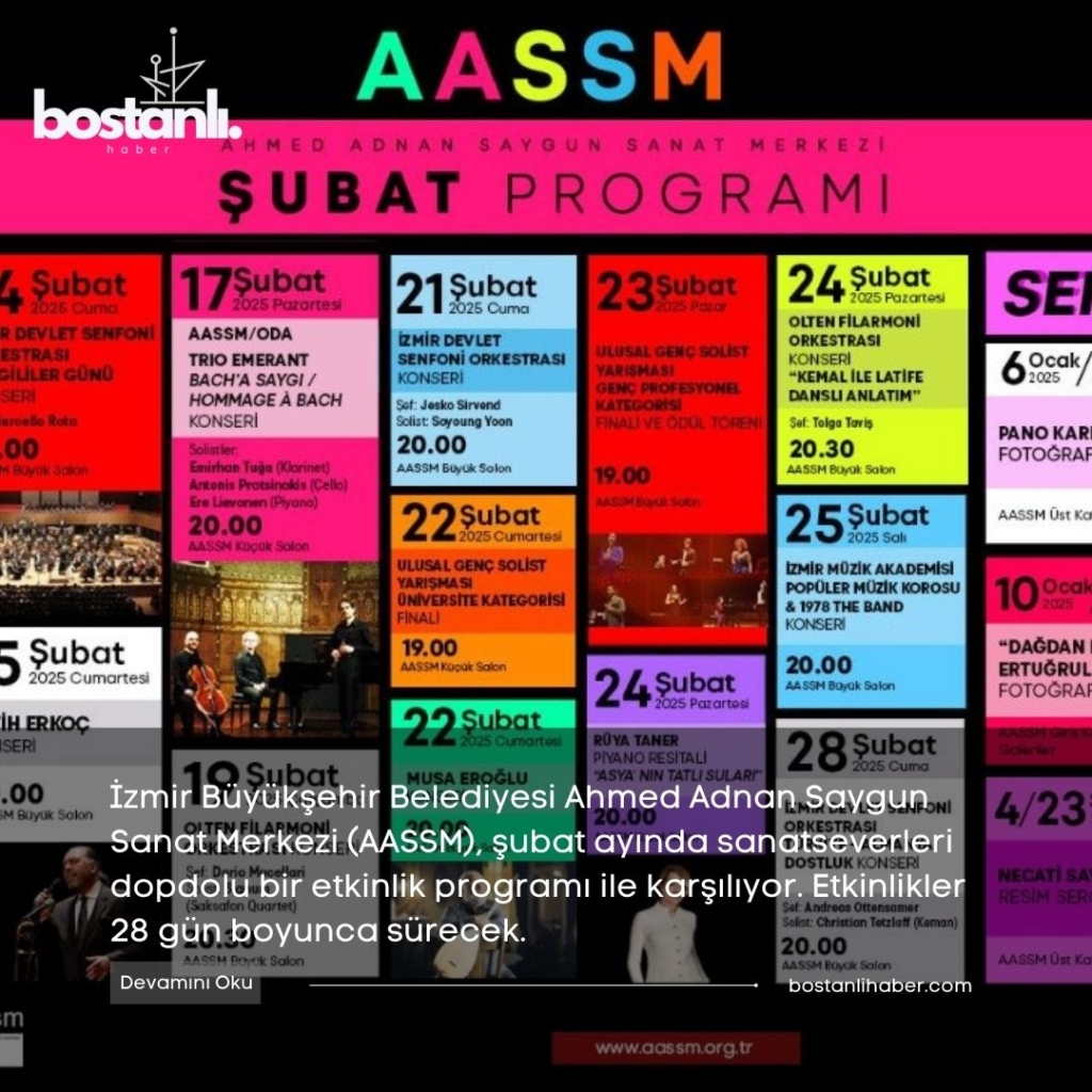 Şubat Ayında AASSM’de Sanat Dolu Günler!