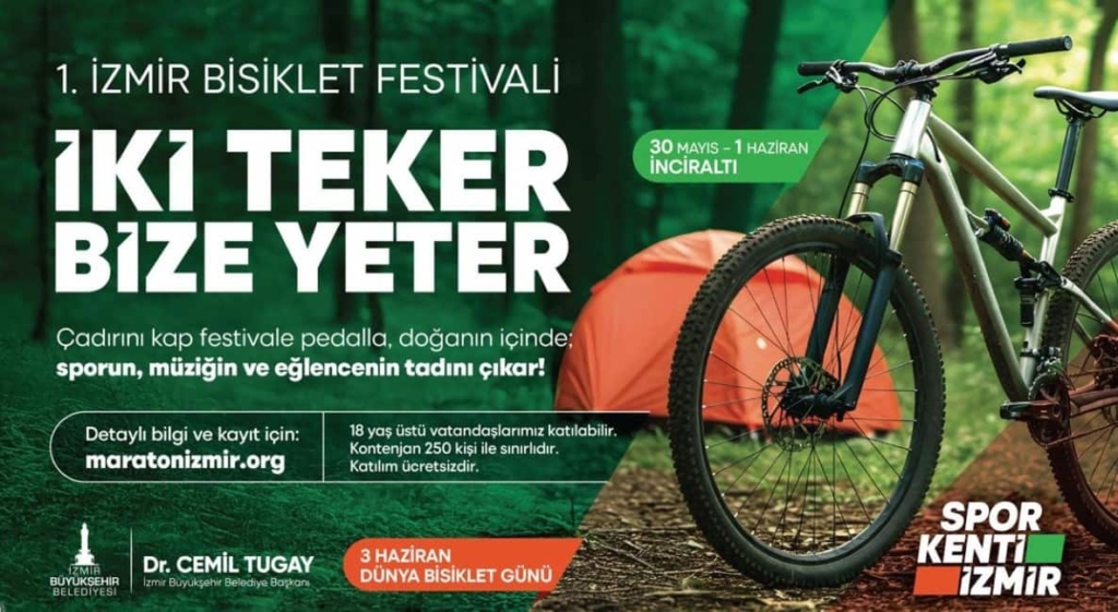 İzmir'de Bisiklet Tutkunları Festivalde Buluşuyor