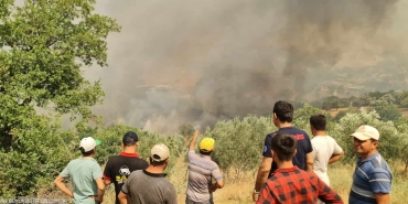 Ödemiş’te Alevlerle Zorlu Mücadele