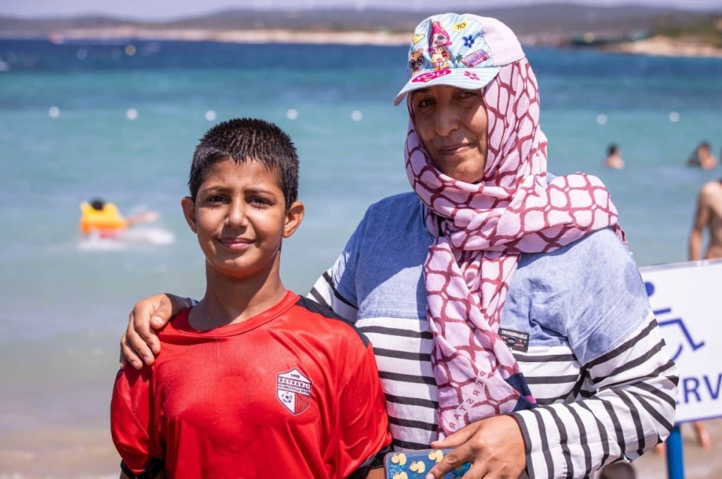 İzmirli Kadınlar ve Çocuklar Sığacık’ta Denizle Buluştu