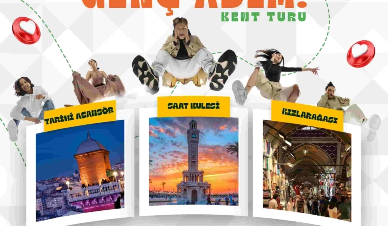 İzmirli Üniversitelilere “Genç Adım” Kent Turu