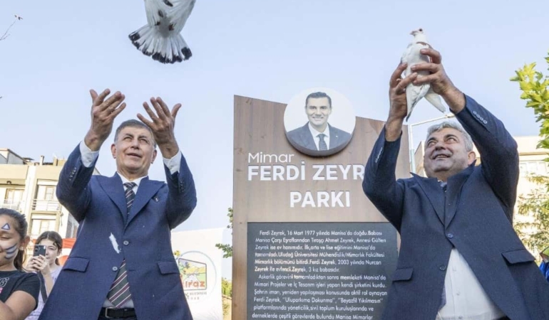 Mimar Ferdi Zeyrek Parkı’nın Açılışı Gerçekleşti