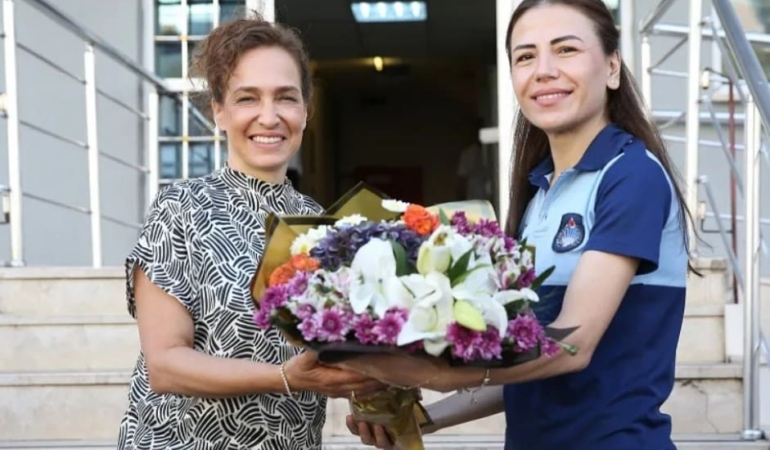 Yıldız Ünsal’dan Zabıta Personeline Teşekkür