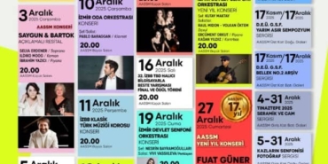 AASSM Aralık Ayında Sanatla Dolup Taşıyor