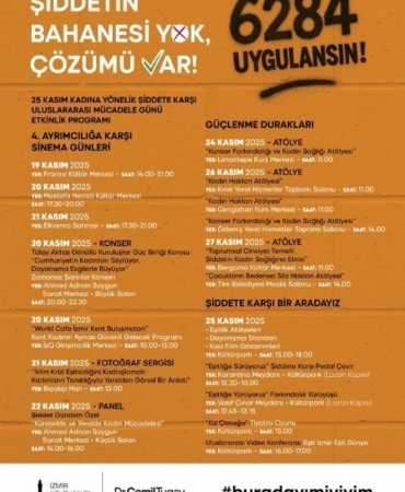 İzmir 25 Kasım’da Şiddete Karşı Bir Araya Geliyor