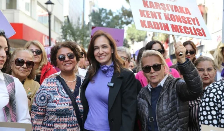 Kadına Yönelik Şiddette Karşı Karşıyaka’dan Güçlü Mesaj