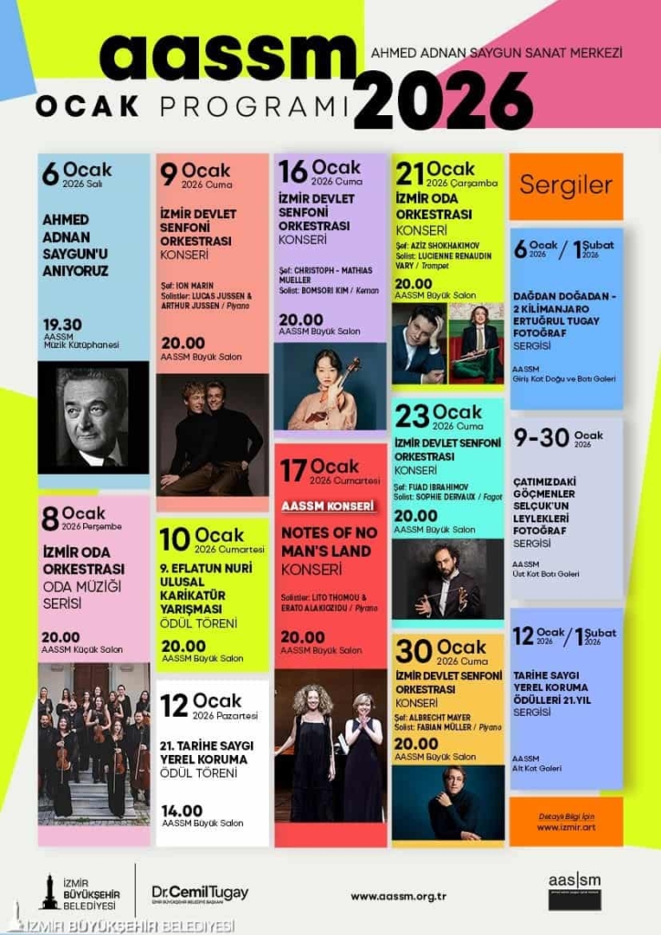 AASSM’de Ocak Ayı Sanatla Dolu