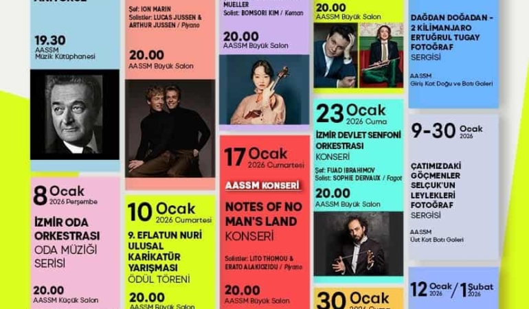 AASSM’de Ocak Ayı Sanatla Dolu