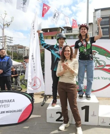 Karşıyaka’da Pump Track Yarışı Heyecanı