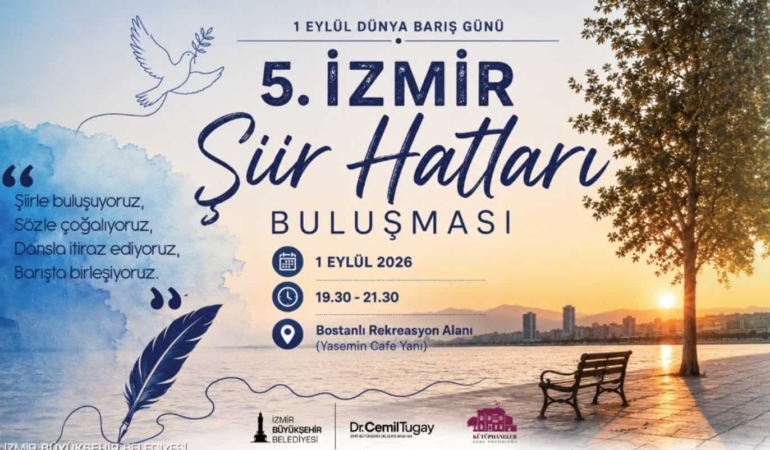 Bostanlı’da Barışın Sesi Şiirle Yükselecek